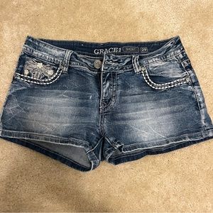 Grace in LA Jean Shorts